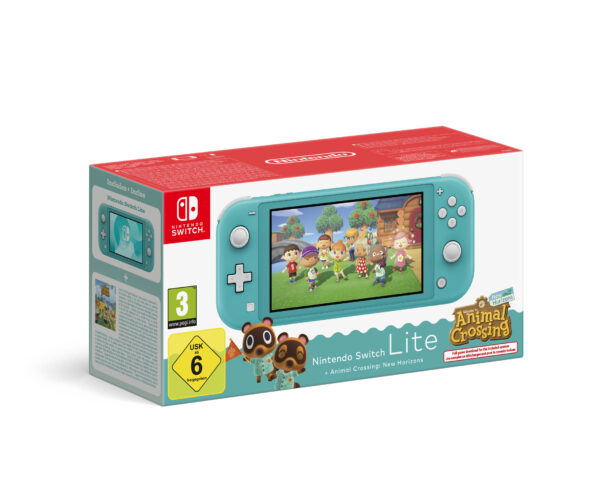 Nintendo Switch Lite Animal Crossing 32GB Turkis