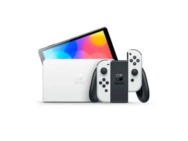Nintendo Switch OLED - Spilkonsol - Full HD - hvid