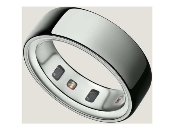 Oura Ring 4 - 7 - smart ring - Bluetooth LE - sølv