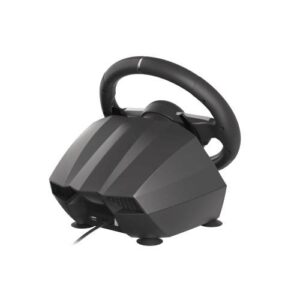 Ratl og pedaler til gaming – NATEC Genesis Seaborg 400, sort/sølv, USB (Nintendo Switch, PC, PS4/PS3, Xbox 360/One/One S/One X)