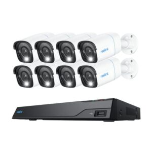 Reolink Nvs16-8mb8 Security System 16ch Nrv + 8x P330 4k Poe Kamera
