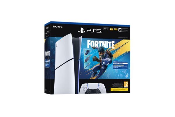 Sony PlayStation 5 Digital Edition - Fortnite Flowering Chaos Bundle 825 GB Wi-Fi Sort, Hvid