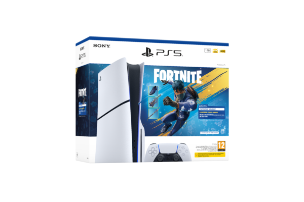 Sony PlayStation 5 - Fortnite Flowering Chaos Bundle 1,02 TB Wi-Fi Sort, Hvid