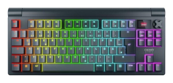 Gaming tastatur Cherry Xtrfy MX 8.3 TKL Wireless – QWERTZ tysk, grå