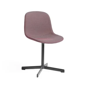 HAY Neu 10 Upholstery kontorstol Red-drejestativ i soft black