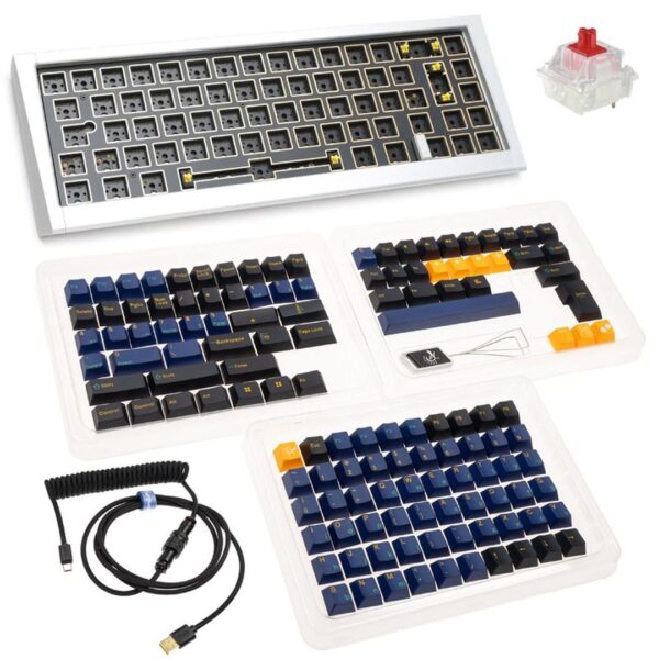 Mekanisk tastatur Ducky Outlaw 65 – USB, US English, sølv