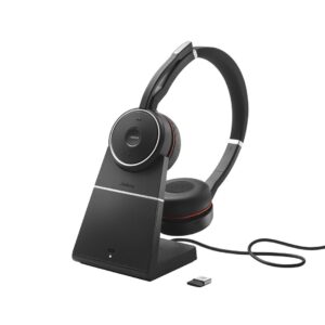 Trådløse høretelefoner Jabra Evolve 75 SE UC Stereo med ladestand