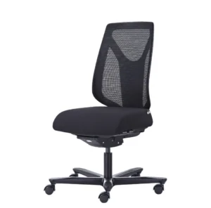 Canadian Ergo Comfort Air kontorstol, sort med netryg