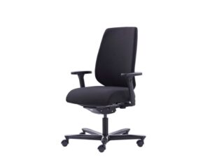 Canadian Ergo Comfort Soft kontorstol, sort - ekskl. armlæn