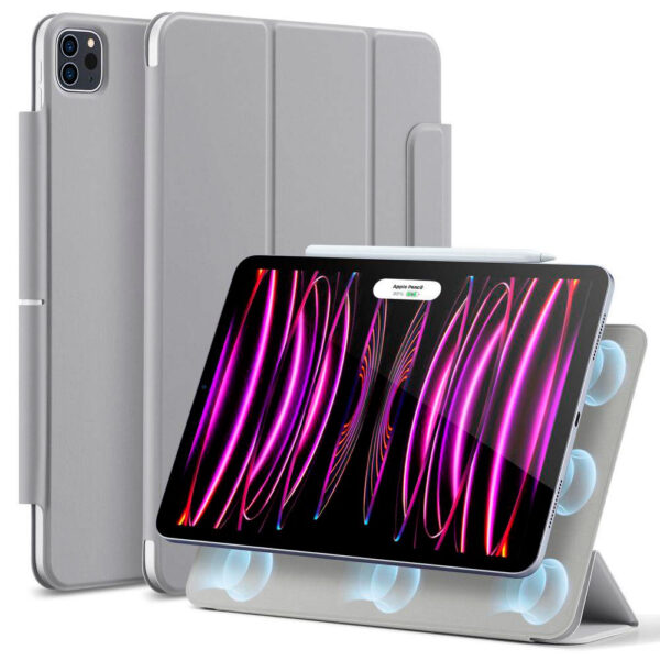 ESR Rebound Magnetic iPad Cover (Pro 12.9tm 2020/2021) Gray
