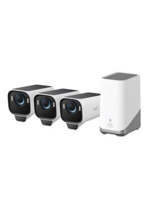 Eufy Cam S3 Pro, 3-kamera-sæt, sikkerhedskamera