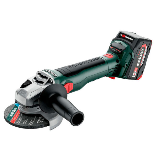 Metabo W 18 LT BL 11-125 Akku Vinkelsliber med Batteri + Oplader (18V)