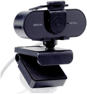 Midland W199 Webcam - 1920x1080, USB-A - Sort