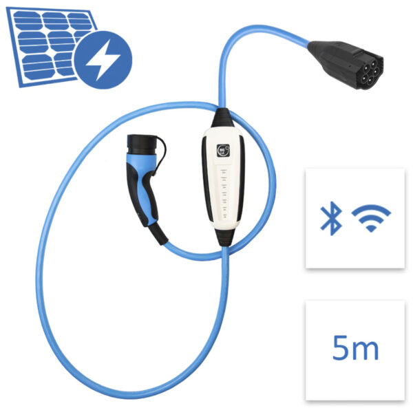 NRGkick Pure Elbil-oplader til PV med WiFi 32A (Type 2/CEE) 5m