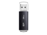 SILICON POWER Blaze B02 256GB USB 3.2 Gen 1 Sort Transparent