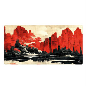 Sharkoon SKILLER SGP40 D11 Gaming Musemåtte - 1000x500mm - Rød/Flerfarvet