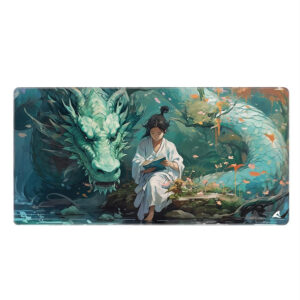 Sharkoon SKILLER SGP40 D8 Gaming Musemåtte - 1000x500mm - Teal/Flerfarvet