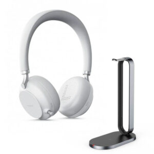 Yealink BH76 Headset med mikrofon (Bluetooth/USB-C) med dock - Grå