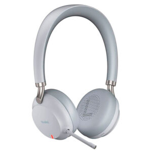 Yealink BH76 UC Headset med mikrofon (Bluetooth/USB-A) med dock - Grå