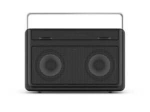 Byggepladsradio PerfectPro AUDISSE Internet, DAB+, FM Håndfri funktion, Inkl. mikrofon, Spotify, stænkvandsbeskyttet, stødsikker, genopladelig Sort