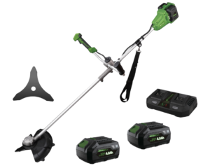 Semiprofessionel batteri buskrydder med 2 batterier og dobbelt oplader